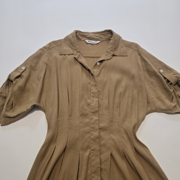 Veronica Beard Adavi Dress Short sleeves Collared Size 6 - Picture 5 of 11